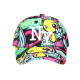 Casquette Enfant Street Art "NY" – Style Cartoon & Urbain de 7 a 12 ans Casquette Enfant Nyls Création