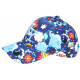 Casquette Enfant NY Motif BD Bleu design Streetwear Garçon Fille 7 a 12 ans Casquette Enfant Nyls Création