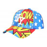 Casquette Enfant NY WOW Motif BD Pop Streetwear Garçon Fille 7 a 12 ans