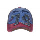 Casquette Vintage 79 New York Bleue Denim Style Usé Rétro En Coton CASQUETTES Hip Hop Honour