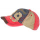 Casquette Vintage 79 New York Rose Beige Denim Style Rétro En Coton CASQUETTES Hip Hop Honour