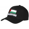 Casquette Palestine Noire Drapeau Palestinien Rouge Blanc Vert