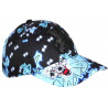Casquette Teddy Bad Bleue et Noire Strass Ourson Streetwear Original Baseball