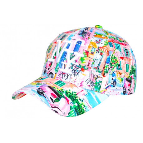 Casquette Essaouira Rose Orientale Design Maroc Esprit Streetwear Estival CASQUETTES Hip Hop Honour