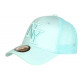 Casquette NY Filet Turquoise Aqua Trucker Baseball Fashion Gybz CASQUETTES Hip Hop Honour
