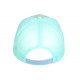 Casquette NY Filet Turquoise Aqua Trucker Baseball Fashion Gybz CASQUETTES Hip Hop Honour