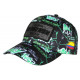 Casquette El Patron Verte et Noire Streetwear Glitter Colombia CASQUETTES SKR