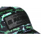 Casquette El Patron Verte et Noire Streetwear Glitter Colombia CASQUETTES SKR