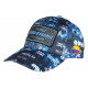Casquette Plata o Plomo Bleue et Noire Glitter Strass Streetwear Baseball CASQUETTES SKR