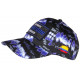 Casquette El Patron Bleue et Noire Streetwear Glitter Medellin CASQUETTES SKR