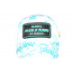 Casquette Plata o Plomo Turquoise et Blanche Glitter Strass Streetwear Colombia CASQUETTES SKR
