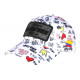 Casquette El Patron Blanche et Noire Strass Streetwear Colombia Medellin Baseball CASQUETTES SKR