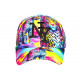 Casquette Enfant Leopard Rose Jaune Jungle Streetwear 7 a 11 ans Casquette Enfant Hip Hop Honour