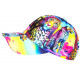 Casquette Enfant Leopard Rose Jaune Jungle Streetwear 7 a 11 ans Casquette Enfant Hip Hop Honour