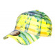 Casquette NY Tropicale Jaune et Vert Palmiers Streetwear Bora CASQUETTES Hip Hop Honour