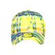 Casquette NY Tropicale Jaune et Vert Palmiers Streetwear Bora CASQUETTES Hip Hop Honour