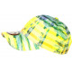 Casquette Enfant Tropicale Jaune Palmiers Streetwear Bora 7 a 12 ans Casquette Enfant Hip Hop Honour