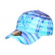 Casquette Enfant Tropicale Bleue Palmiers Streetwear Bora 7 a 12 ans Casquette Enfant Hip Hop Honour