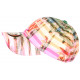 Casquette Enfant Tropicale Rose Palmiers Streetwear Bora 7 a 12 ans Casquette Enfant Hip Hop Honour
