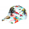Casquette Enfant Turquoise Tropicale Palmiers Streetwear Bora 7 a 12 ans