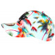 Casquette Enfant Turquoise Tropicale Palmiers Streetwear Bora 7 a 12 ans Casquette Enfant Hip Hop Honour