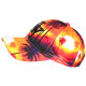 Casquette NY Tropicale Orange et Bleue Palmiers Streetwear Bora CASQUETTES Hip Hop Honour