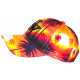 Casquette Enfant Tropicale Orange Bleue Palmiers Streetwear Bora 7 a 12 ans Casquette Enfant Hip Hop Honour