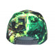 Casquette Enfant Squelette Verte Style Streetwear Skull 7 a 12 ans Casquette Enfant Hip Hop Honour