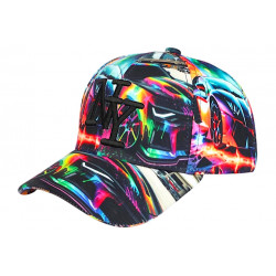 Casquette garçon motif voitures de course style tuning et sport auto 7-12 ans Casquette Enfant Hip Hop Honour