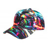 Casquette garçon motif voitures de course style tuning et sport auto 7-12 ans
