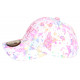Casquette Fille Enfant Étoiles Multicolores - Arc-en-Ciel NY Rose - 7 à 12 Ans Casquette Enfant Hip Hop Honour