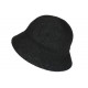 Chapeau Femme Été Noir Forme Cloche en Paille Tendance Coco CHAPEAUX Nyls Création