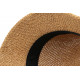 Chapeau Femme Été Marron Forme Cloche en Paille Tendance Coco CHAPEAUX Nyls Création