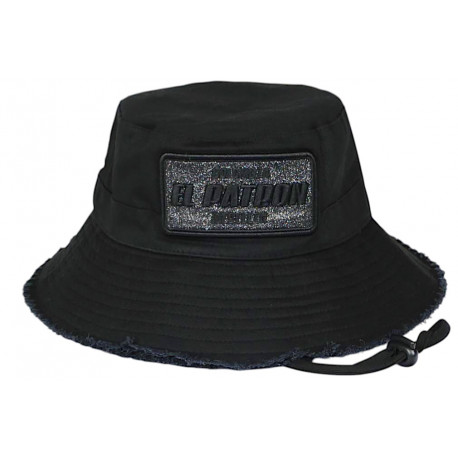 Bob Ficelle El Patron Noir Glitter Strass Streetwear Colombia en Coton BOB SKR