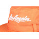 Chapeau Bob Los Angeles Orange – Bob Safari Streetwear Large Bord en Coton BOB Nyls Création