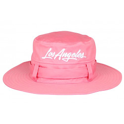 Chapeau Bob Los Angeles Rose – Bob Safari Streetwear Large Bord en Coton BOB Nyls Création