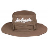 Chapeau Bob Los Angeles Marron – Bob Safari Streetwear Large Bord en Coton