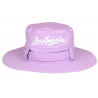Chapeau Bob Los Angeles Violet – Bob Safari Streetwear Large Bord en Coton