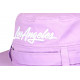 Chapeau Bob Los Angeles Violet – Bob Safari Streetwear Large Bord en Coton BOB Nyls Création