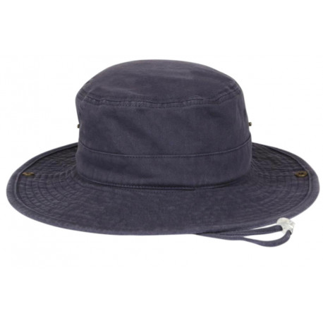 Bob Safari Bleu Ficelle Homme Femme – Chapeau Bob Large Coton Denim BOB Nyls Création