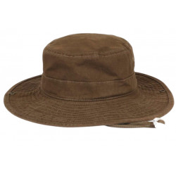 Bob Safari Marron Ficelle Homme Femme – Chapeau Bob Large Coton Denim BOB Nyls Création