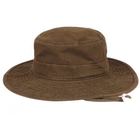 Bob Safari Marron Ficelle Homme Femme – Chapeau Bob Large Coton Denim BOB Nyls Création