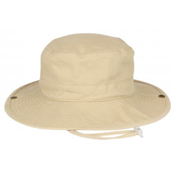 Bob Safari Beige Ficelle Homme Femme – Chapeau Bob Large Coton Denim BOB Nyls Création
