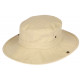 Bob Safari Beige Ficelle Homme Femme – Chapeau Bob Large Coton Denim BOB Nyls Création