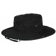 Grand Bob Safari Noir Ficelle Homme Femme – Chapeau Bob Large en Coton BOB Nyls Création