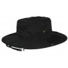 Grand Bob Safari Noir Ficelle Homme Femme – Chapeau Bob Large en Coton