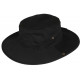 Grand Bob Safari Noir Ficelle Homme Femme – Chapeau Bob Large en Coton BOB Nyls Création