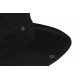 Grand Bob Safari Noir Ficelle Homme Femme – Chapeau Bob Large en Coton BOB Nyls Création