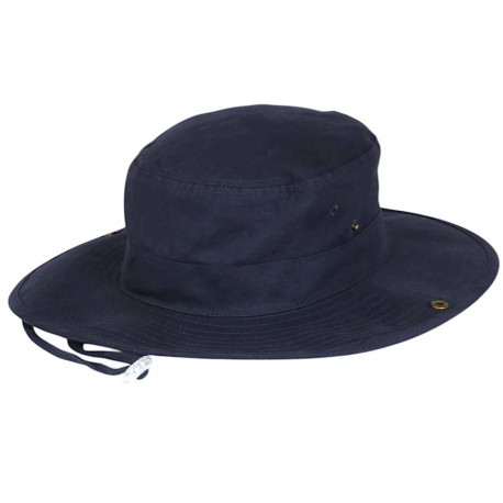 Grand Bob Safari Bleu Large Homme Femme – Chapeau Bob Ficelle en Coton BOB Nyls Création