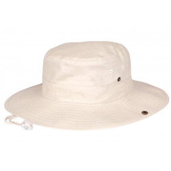 Grand Bob Safari Beige Large Homme Femme – Chapeau Bob Ficelle en Coton BOB Nyls Création